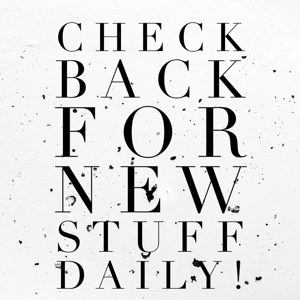 I post new items daily!